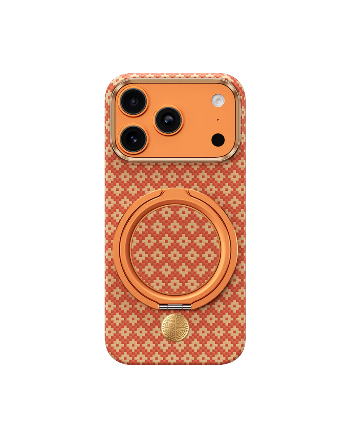 Benks MagSafe Grip (iP17 / iP18) ArmorAir ArmorGrid Fortune Orange