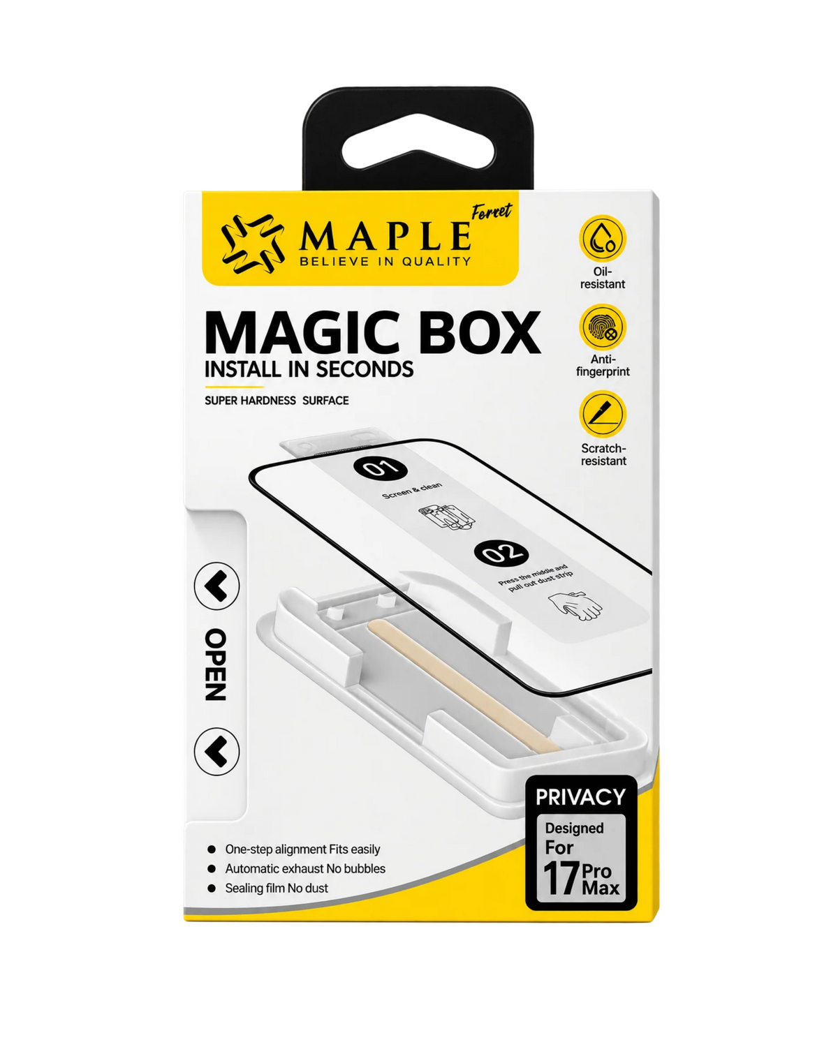 Maple Protector Privacy Standard (iPhone17/18)