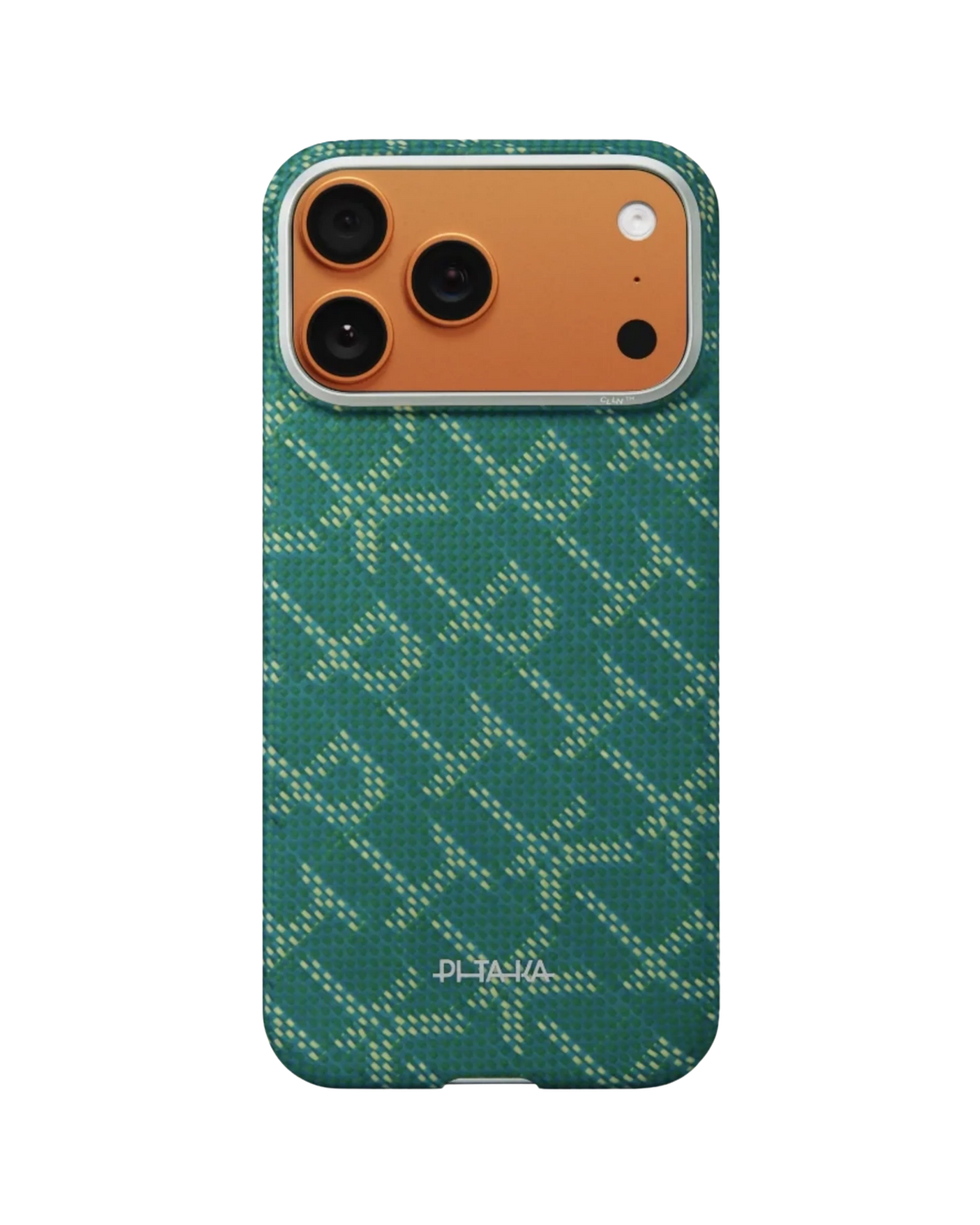 Pitaka Essential Monogram Gold/Green iPhone 17 Pro/Max