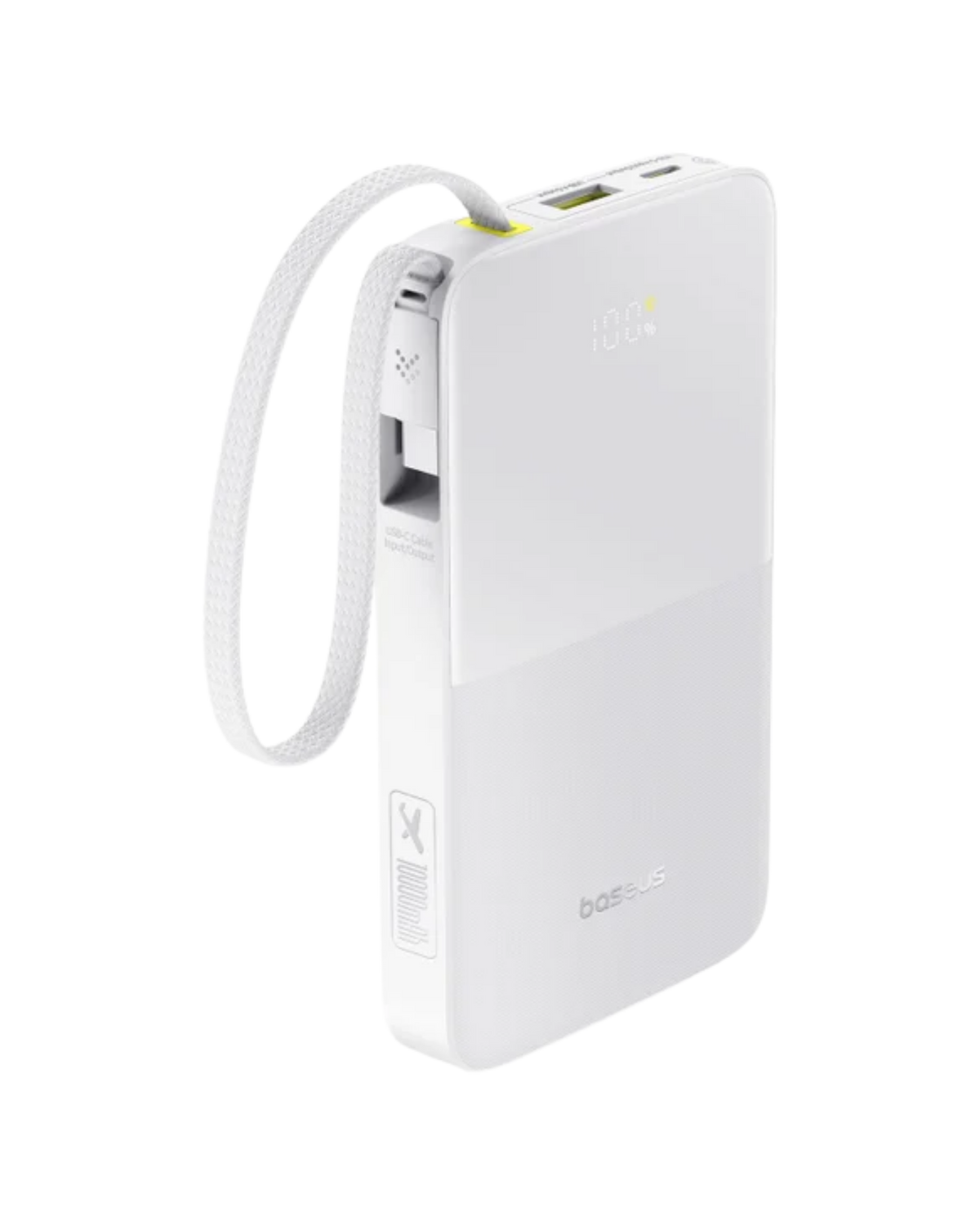 Baseus EnerFill FC51 Bipow2 Pro Digital Display Power Bank with Built-in Cable 10000mAh 22.5W