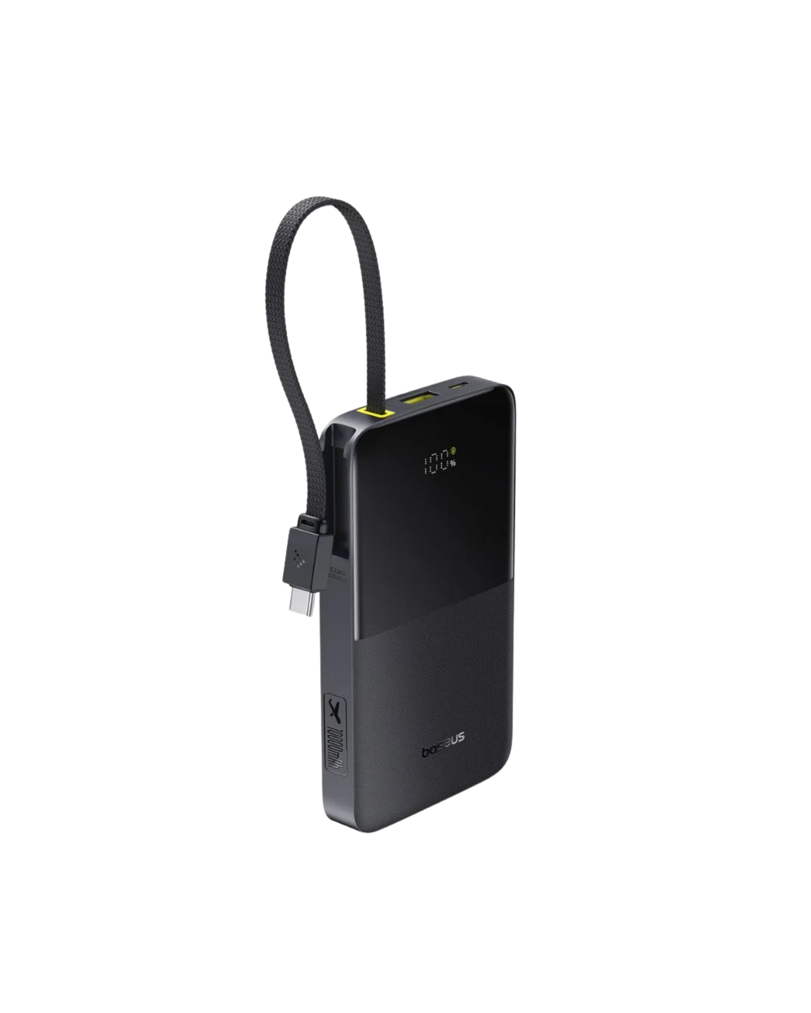 Baseus EnerFill FC51 Bipow2 Pro Digital Display Power Bank with Built-in Cable 10000mAh 22.5W