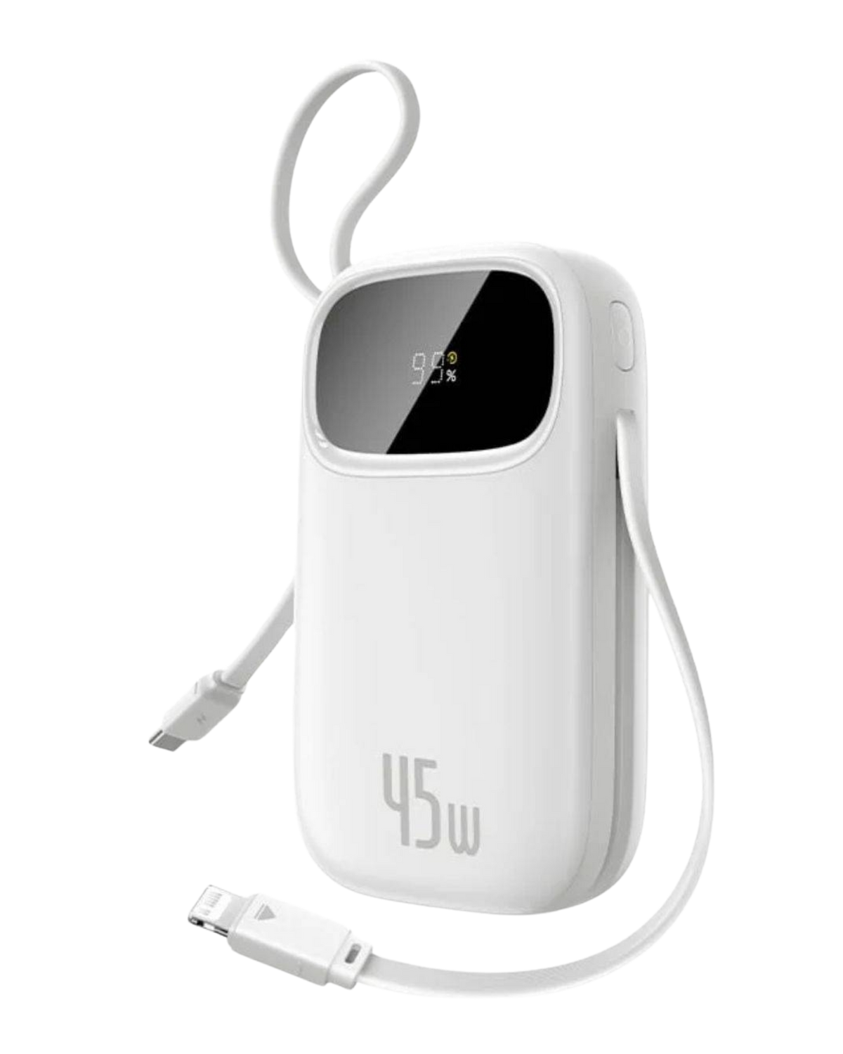 Baseus EnerFill FC31 Digital Display Power Bank with 2 Built-in USB-C Cables 20000mAh 45W
