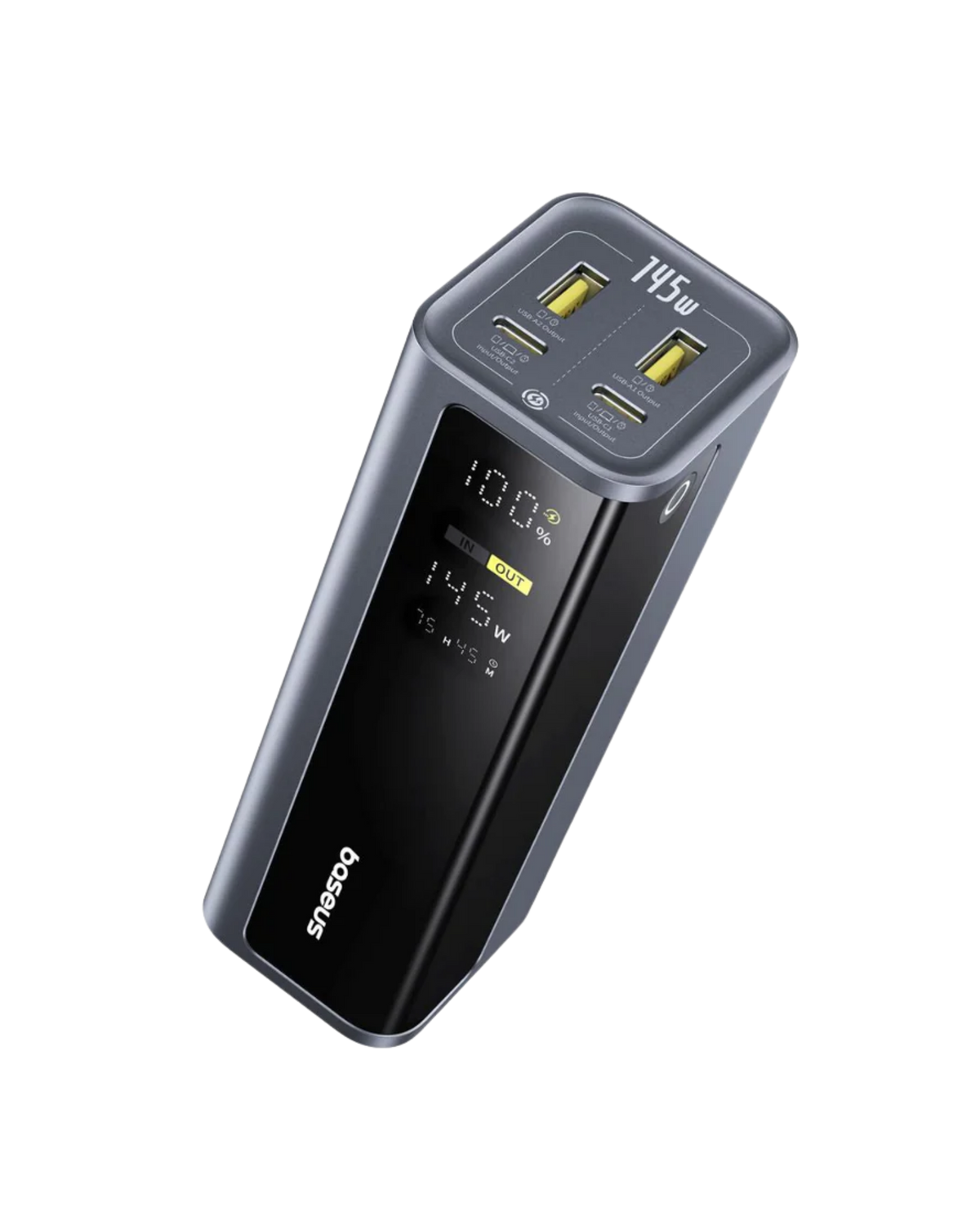 with Digital Display 20800mAh 145W Space Grey (Includes Type-C to Type-C Cable 1M 100W) (P-00)