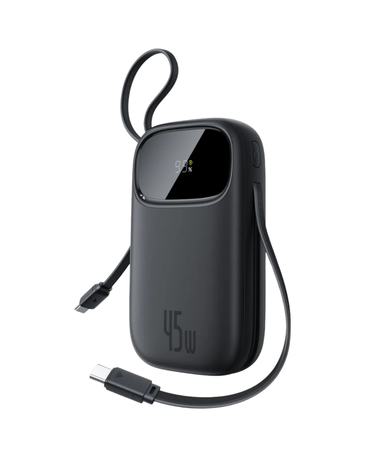 Baseus EnerFill FC31 Digital Display Power Bank with 2 Built-in USB-C Cables 20000mAh 45W
