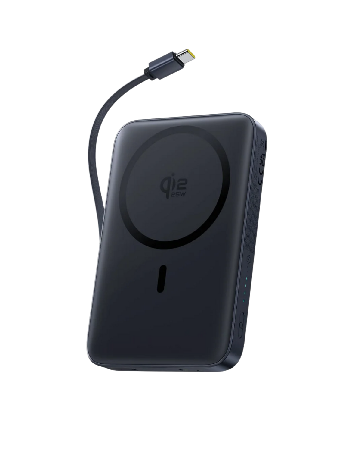 Baseus PicoGo AM61 Qi2.2 Magnetic Power Bank with Built-in Cable 10000mAh 45W Cosmic Black (E0028V00)