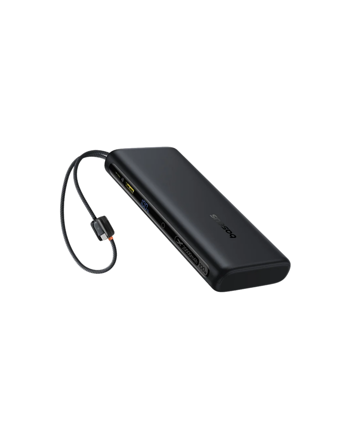 Baseus EnerFill FC41 Digital Display Power Bank with Dual Built-in USB-C Cables 20000mAh 100W