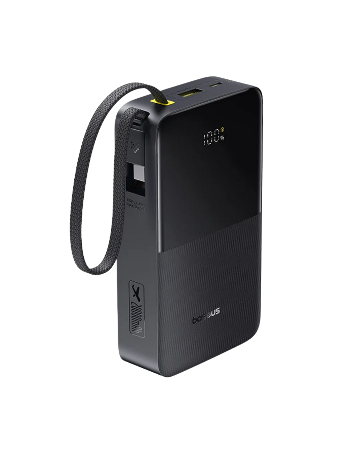 Baseus EnerFill FC51 Bipow2 Pro Digital Display Power Bank with Built-in Cable 20000mAh 22.5W