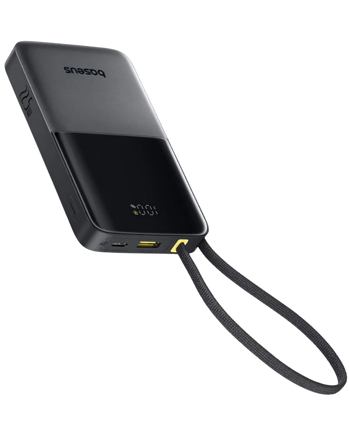 Baseus EnerFill FC51 Bipow 2 Pro Digital Display Power Bank with Built-in Cable 30000mAh 22.5W Cosmic Black (E0028100)