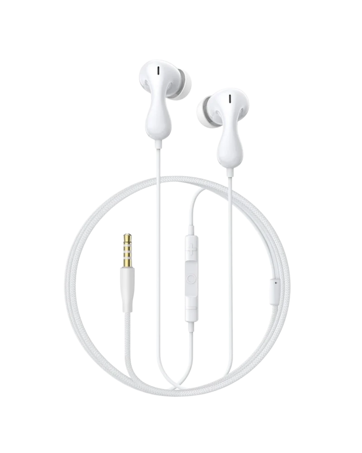Baseus Encok HZ20 Wired Earphones Moon White