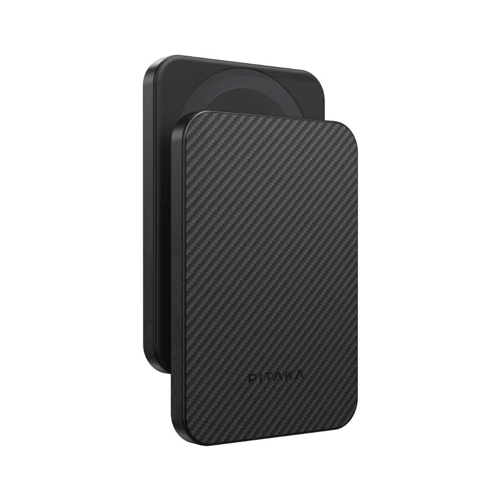 Pitaka Aramid Fiber Magnetic Power Bank ( Black/Grey (Twill) )