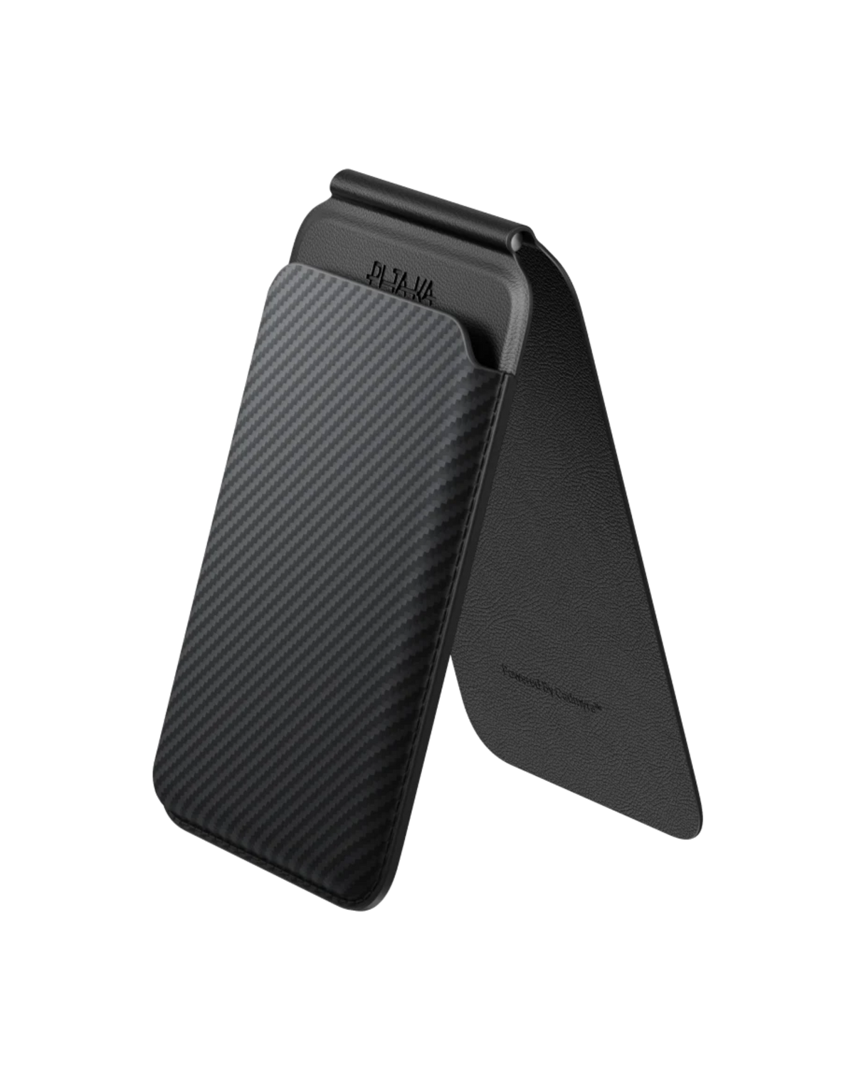 Pitaka Magnetic Stand Woven Wallet  Black/Grey (Twill)