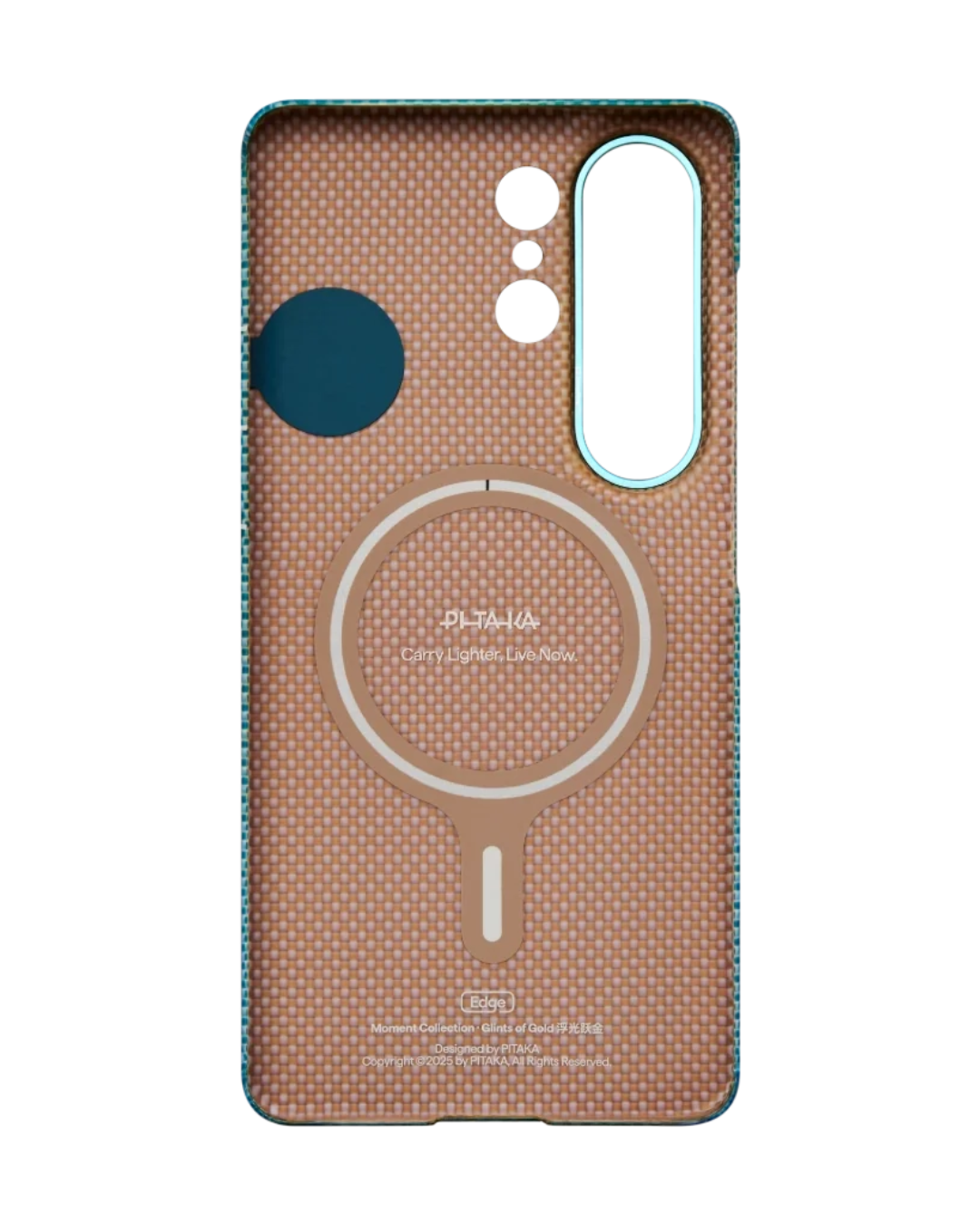Pitaka Aaron Button Edge Case S26 Ultra - Lucid Blue