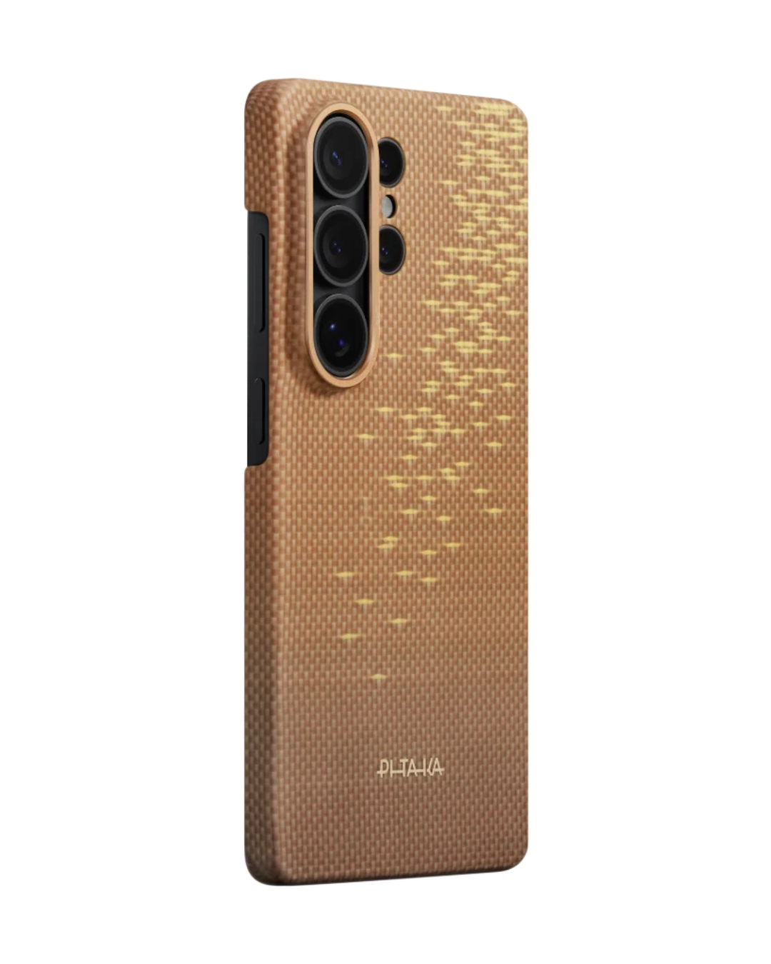 Pitaka Aaron Button Edge Case S26 Ultra - Golden Glints
