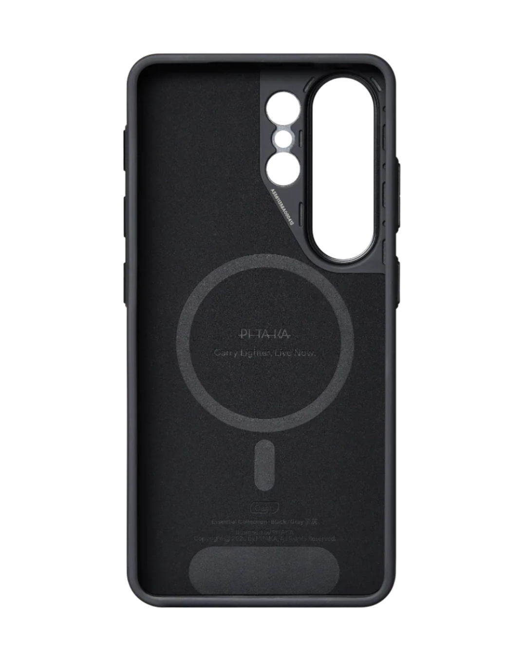 Pitaka Aaron Button Cairn Case S26 Ultra - Black/Grey Twill