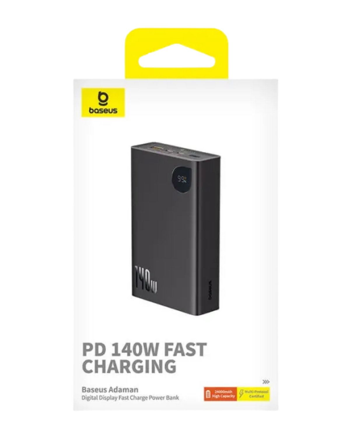 Baseus Adaman Digital Display Fast Charge Power Bank 24000mAh 140W