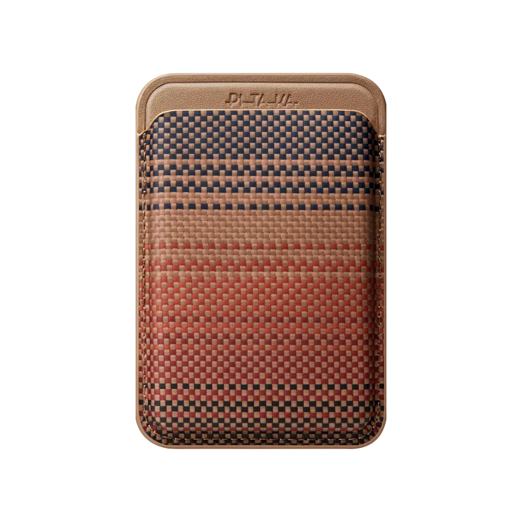 Pitaka Magnetic Woven Wallet Sunset
