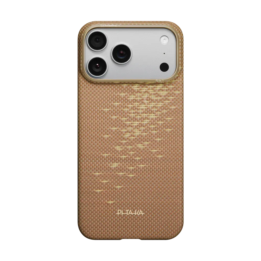Pitaka Golden Glint iPhone 17 Pro/Max